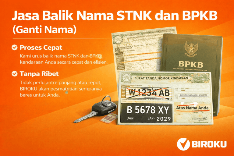 Balik nama STNK dan BPKB (Ganti Nama)